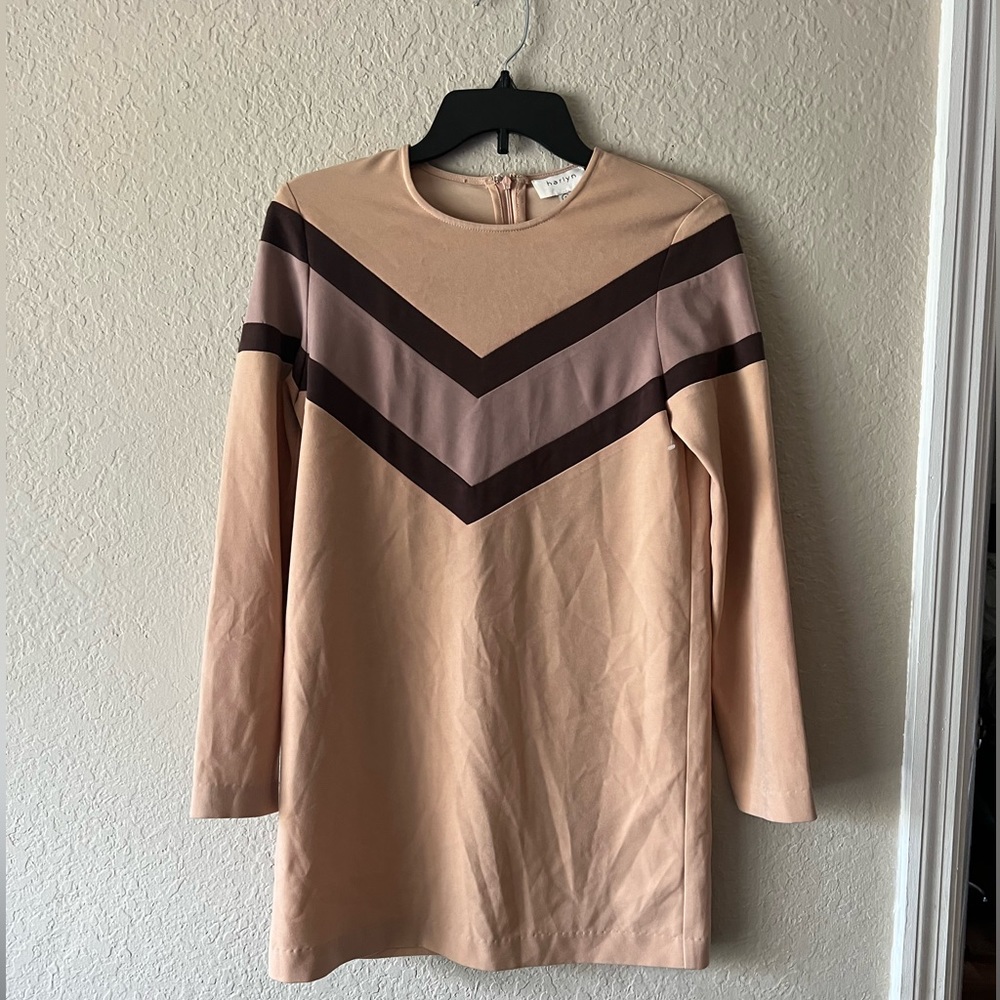 HARLYN BROWN MINI DRESS